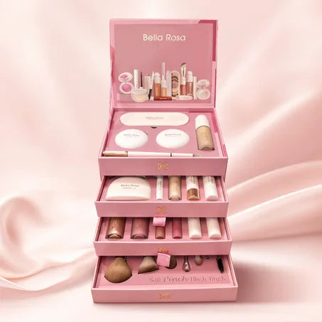 Bella Rosa - Coffret Maquillage 4 Étagères